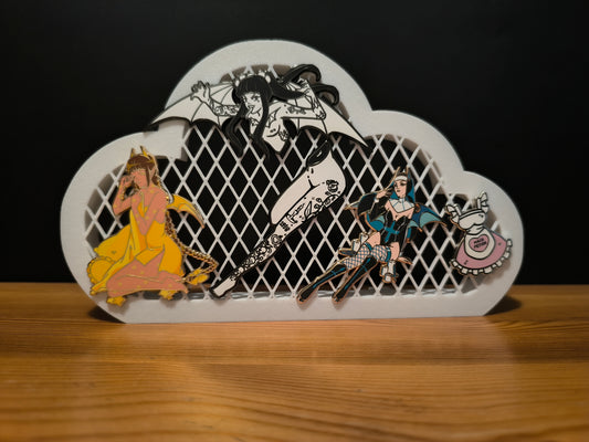 Cloud Shaped Enamel Pin Holder