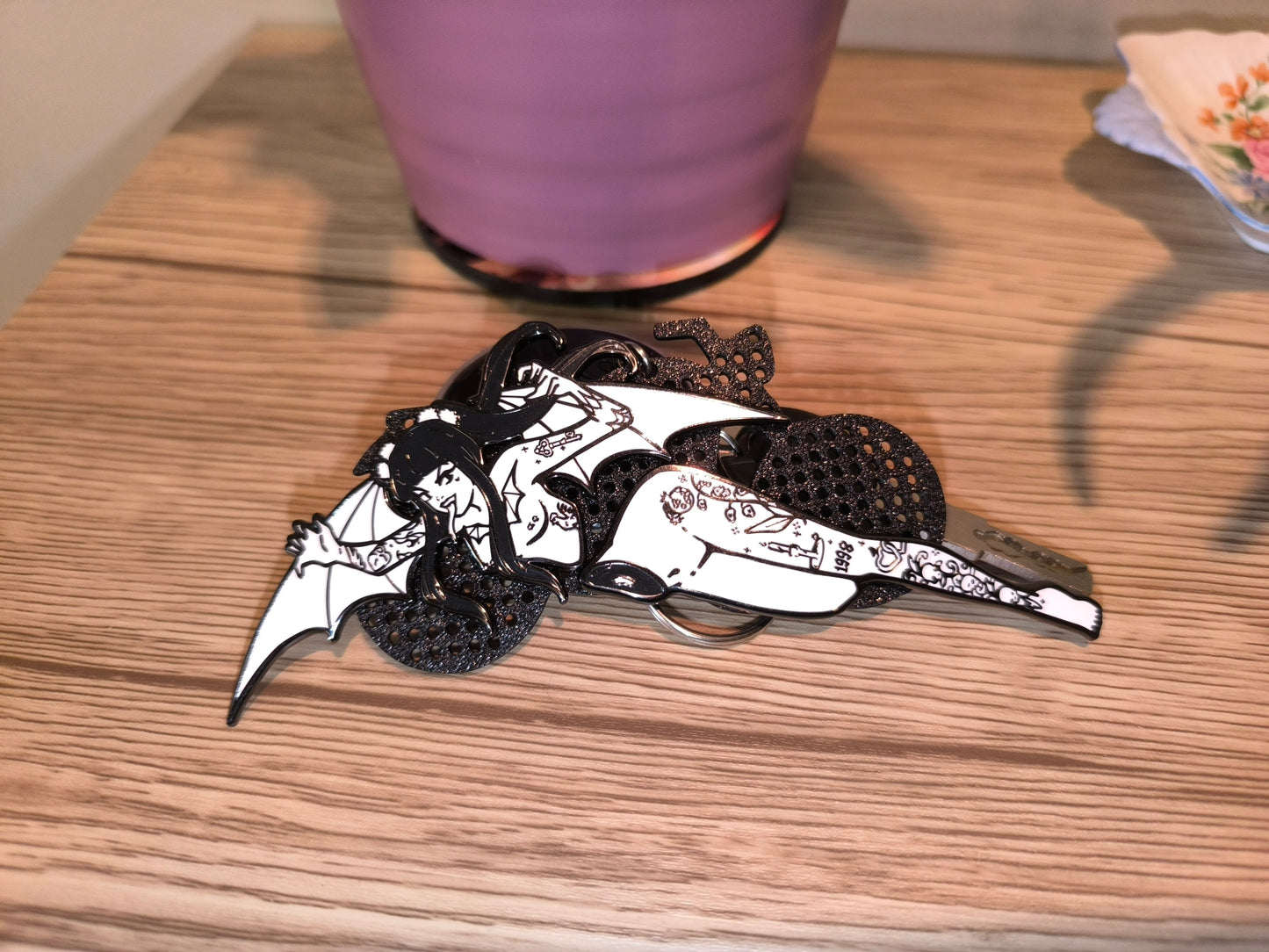 Pin Holder Keychain
